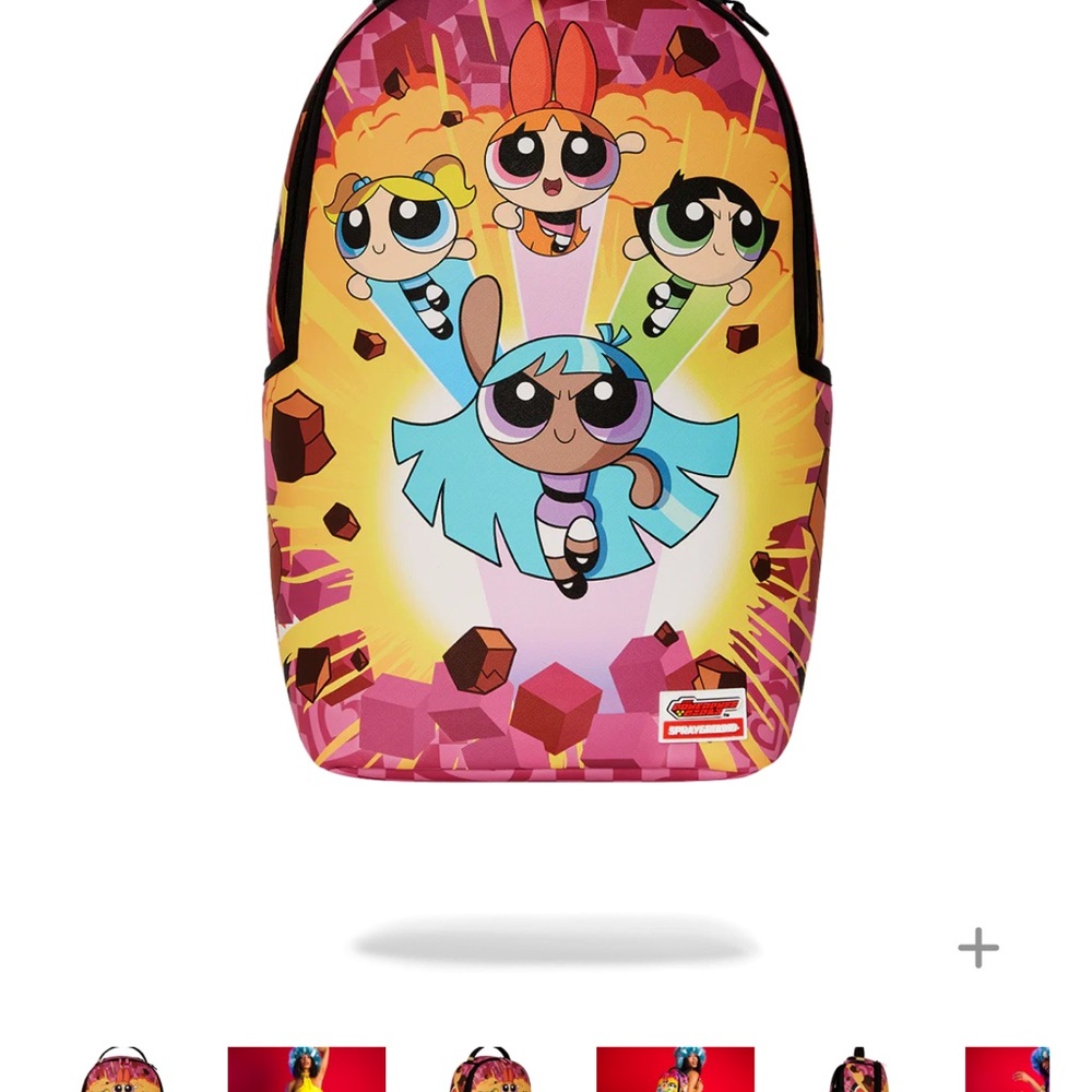 Cartoon Network Powerpuff Girls Backpack - Pink and Orange